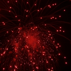 Red Burst of Wishes