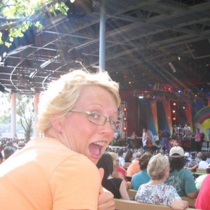 Daughter at EPCOT Concert