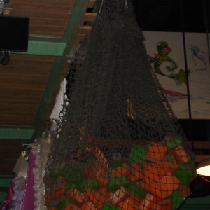 A net full of Jell-o