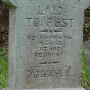 Haunted Mansion Master Gracey Gravestone