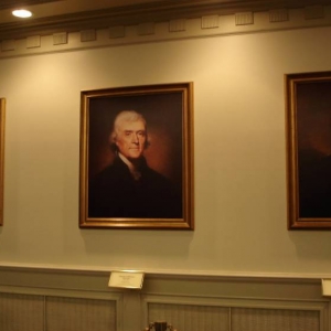 Hall of Presidents Adams, Jefferson, Monroe