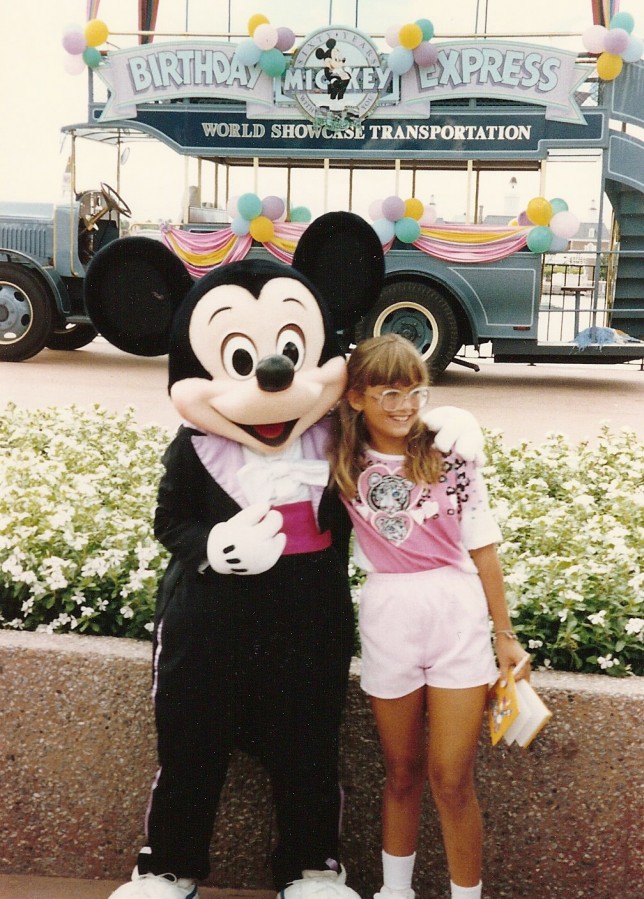 1990, God, My fashion sense boggles the mind...