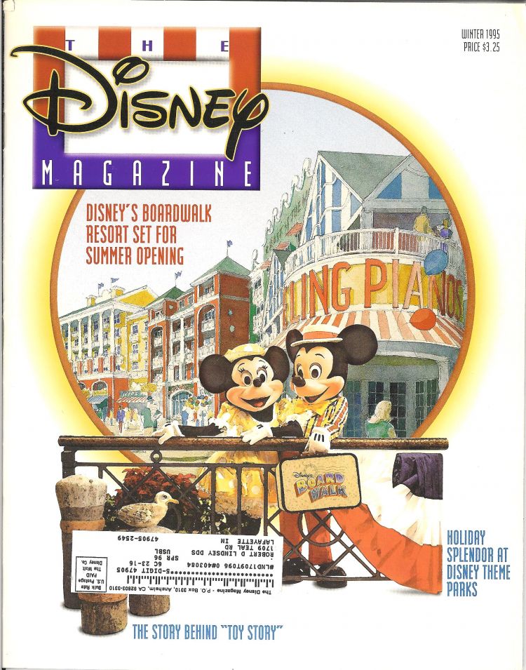 1995 Disney Magazine cover