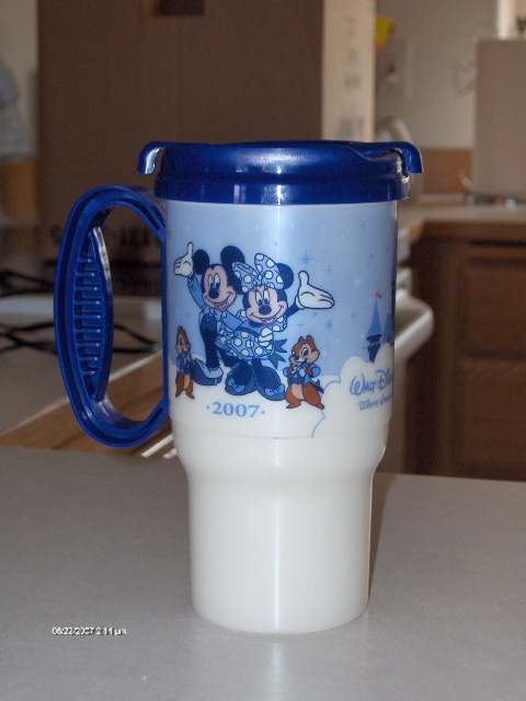 2007 refillable mug back