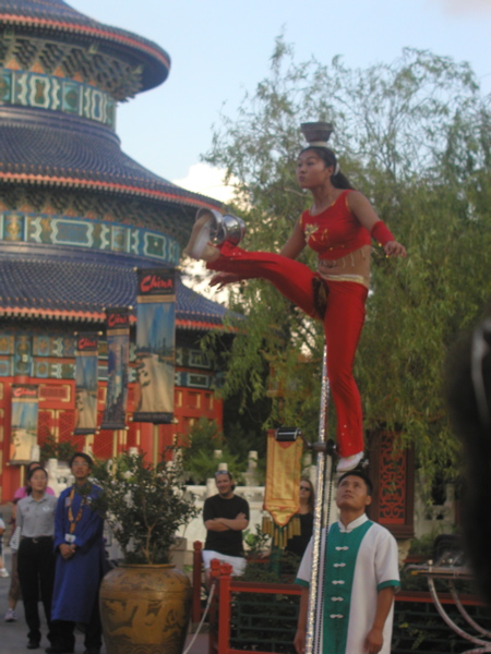Acrobats in China