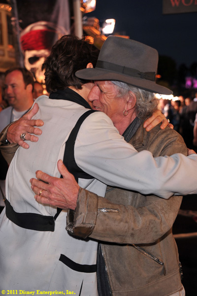 Actor Johnny Depp and Actor/Musician Keith Richards