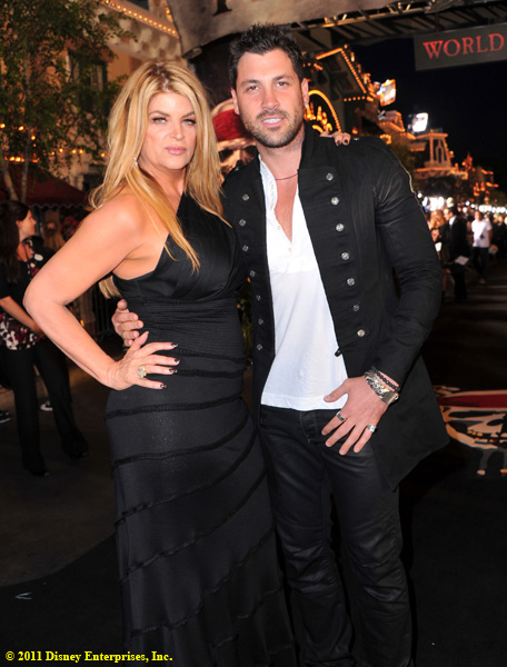 Actress Kirstie Alley and Dancer Maksim Chmerkovski