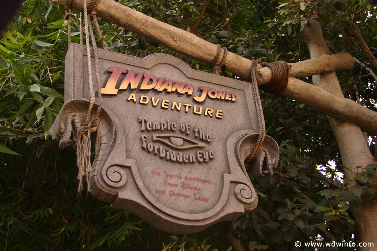 Indiana Jones Adventure, Temple of the Forbidden Eye
