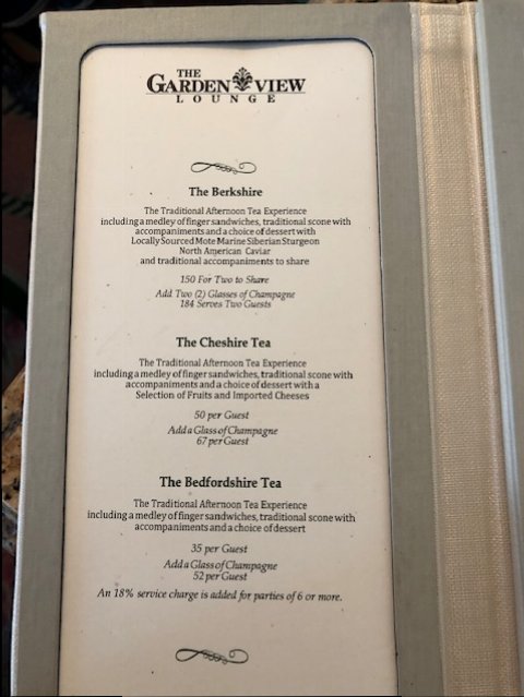 Afternoon Tea_Grand Floridian 2_Disney 2018