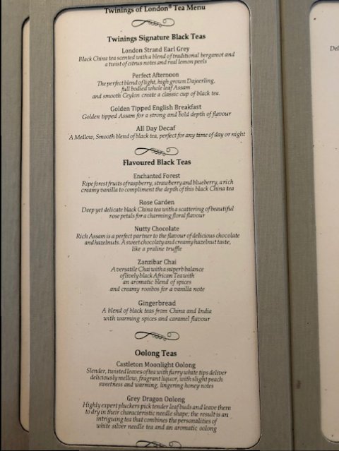 Afternoon Tea_Grand Floridian 4_Disney 2018