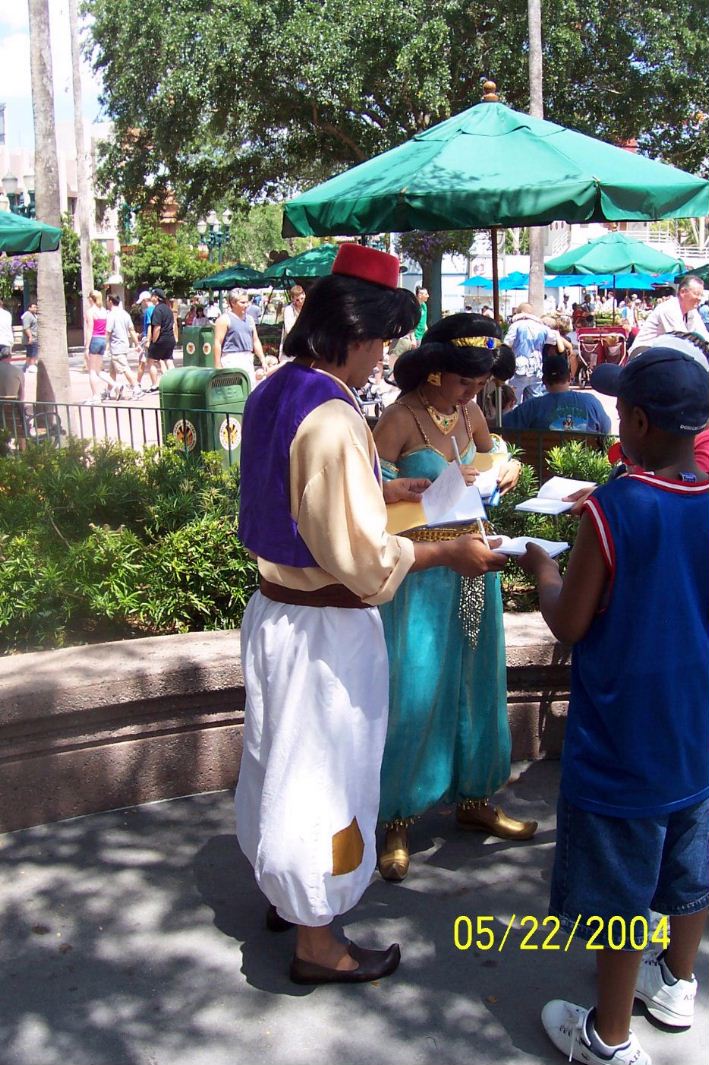 Aladdin and Jasmin