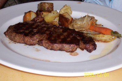Alfredo's - plain steak