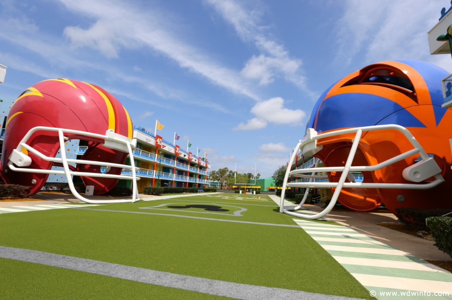 Disney's All Star Sports Resort football