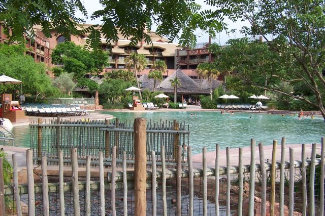 Animal Kingdom Lodge pool May 2005