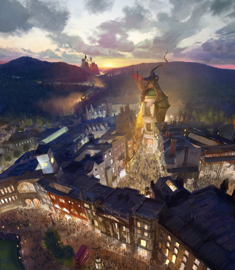 Artist's Rendering - Wizarding World expansion