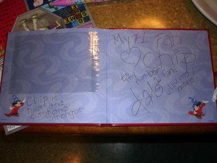 autograph book