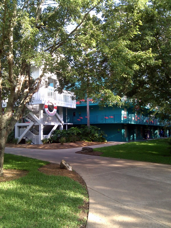 back of building