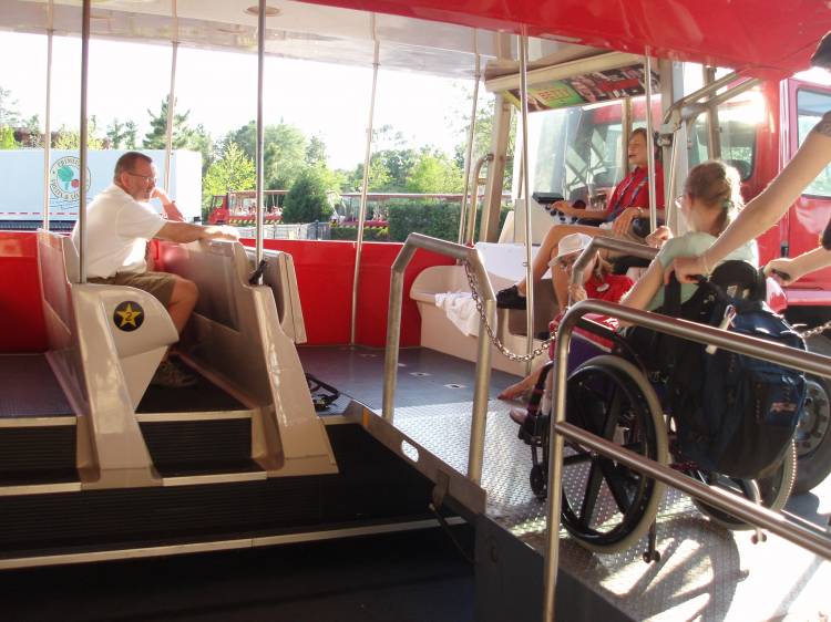 Backstage Tour wheelchair