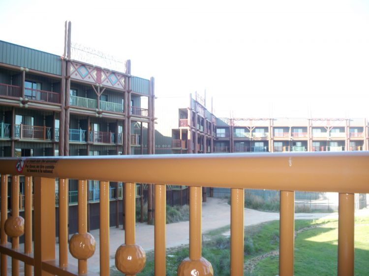 Balcony of savanna view room