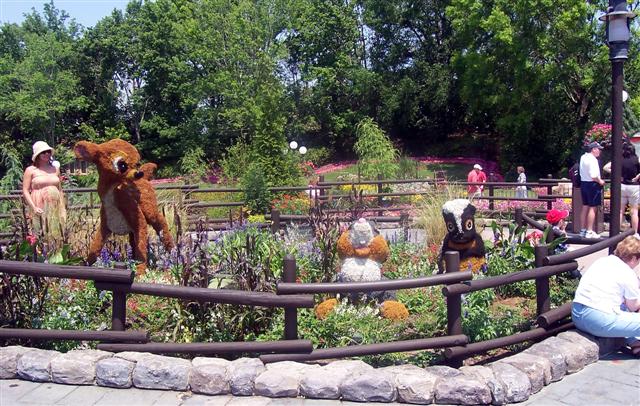 Bambi, Thumper, and Flower.