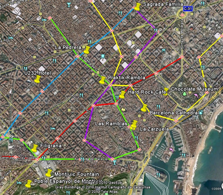 Barcelona Map