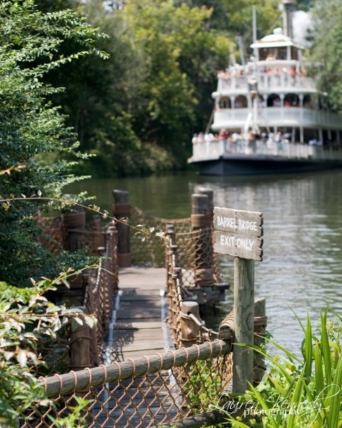 Barrel Bridge Tom Sawyer's Island