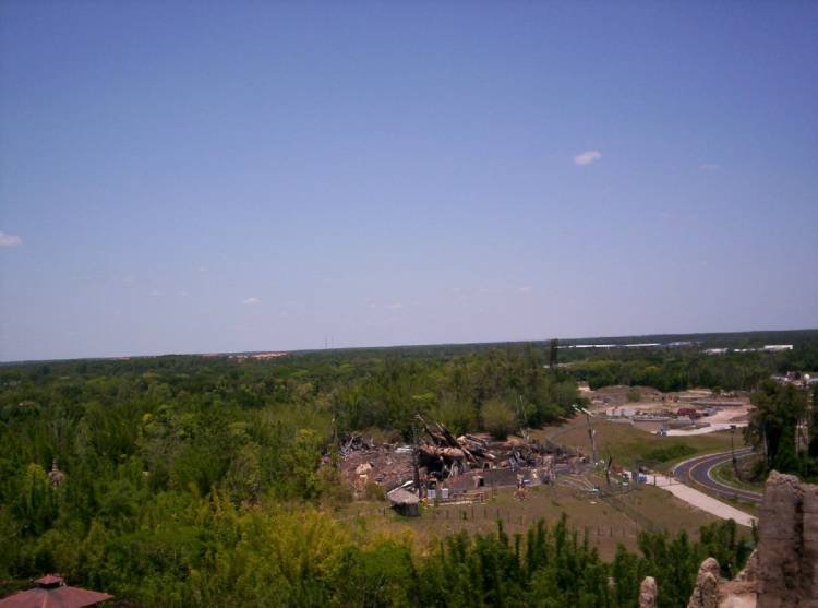 Behind Kali River Rapids