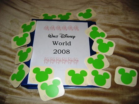 Binder and Lime Green Mickey