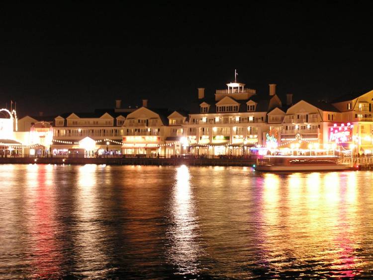 Boardwalk at night