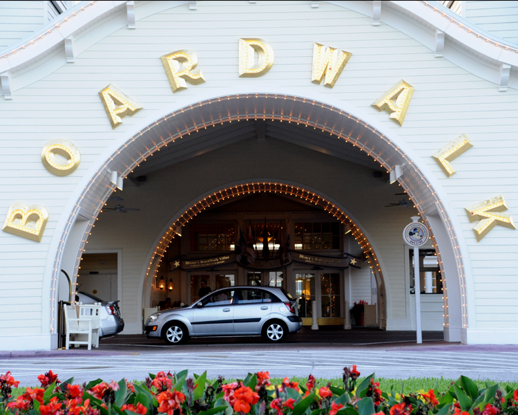 Boardwalk Inn Entrance