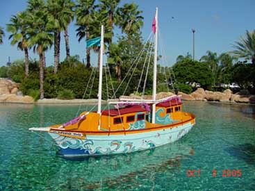 Boat at Entrance to Sea World