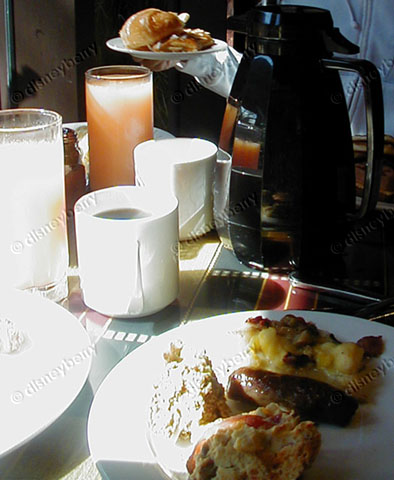 Boma Breakfast - Our Table