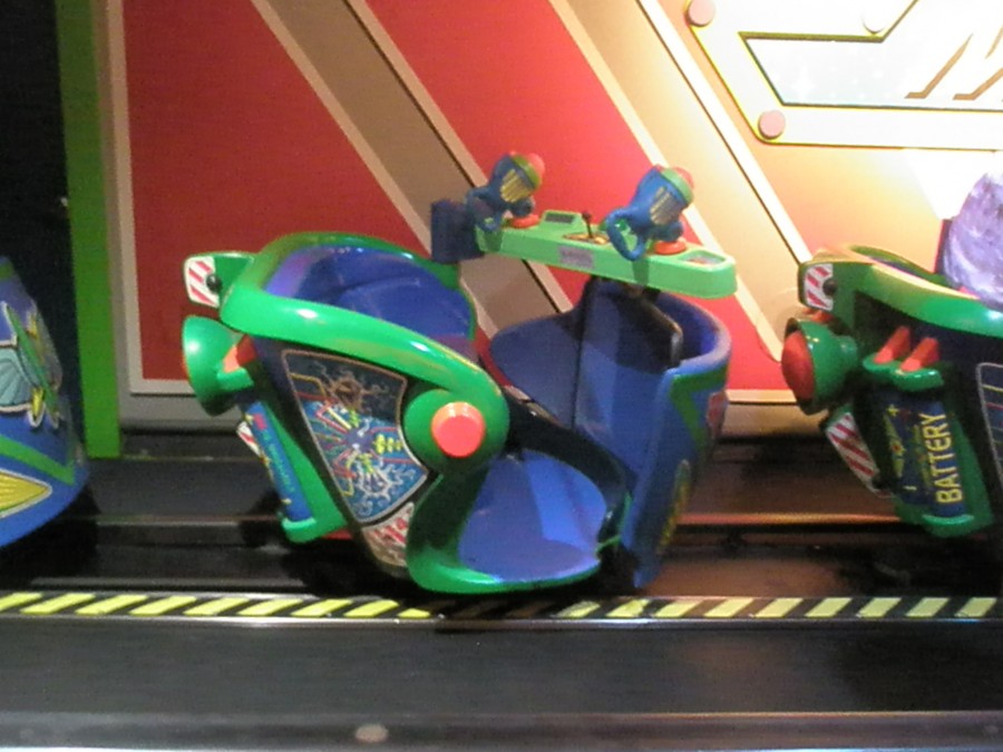 Buzz Lightyear ride car. There is also a wheelchair accessible car that can