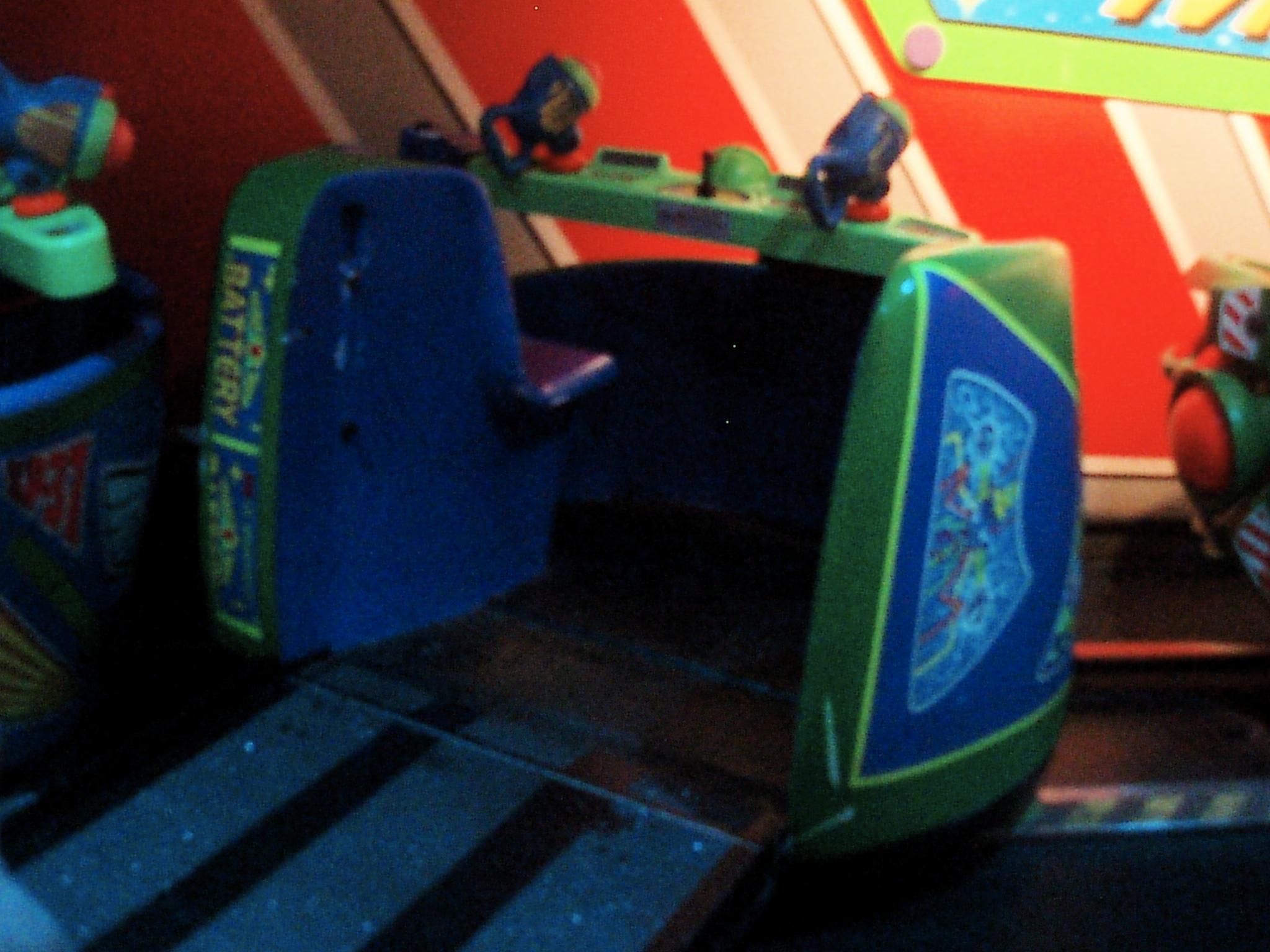 Buzz Lightyear wheelchair car, open
