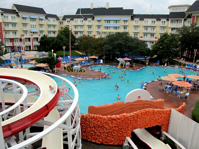 BWI Pool View From Top of Slide