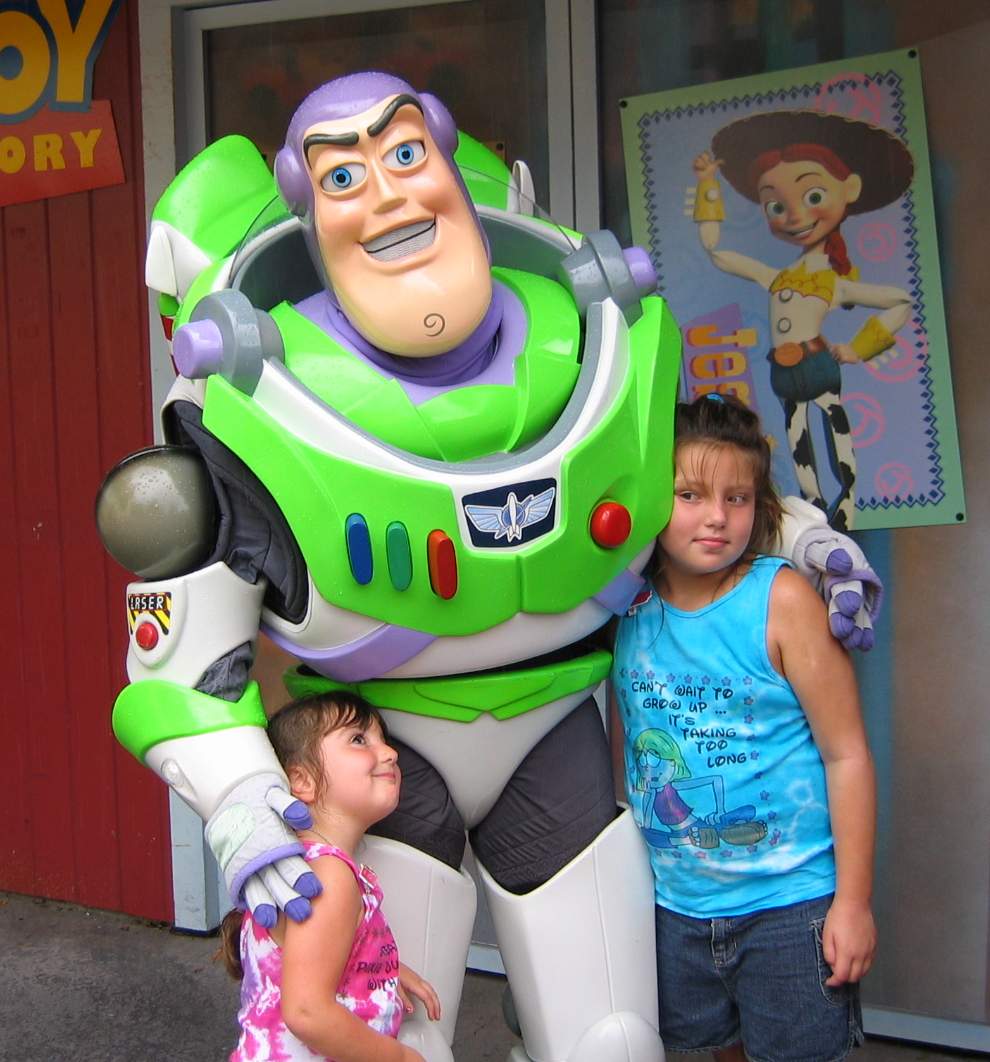 Caitlyn and Kayla with Buzz