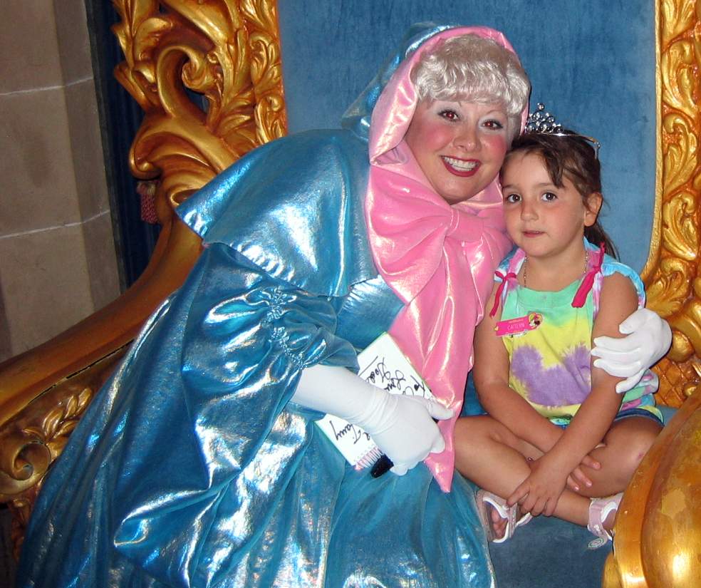 Caitlyn with the Fairy Godmother