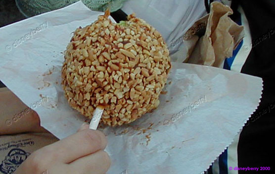 Candied Apple with Nuts