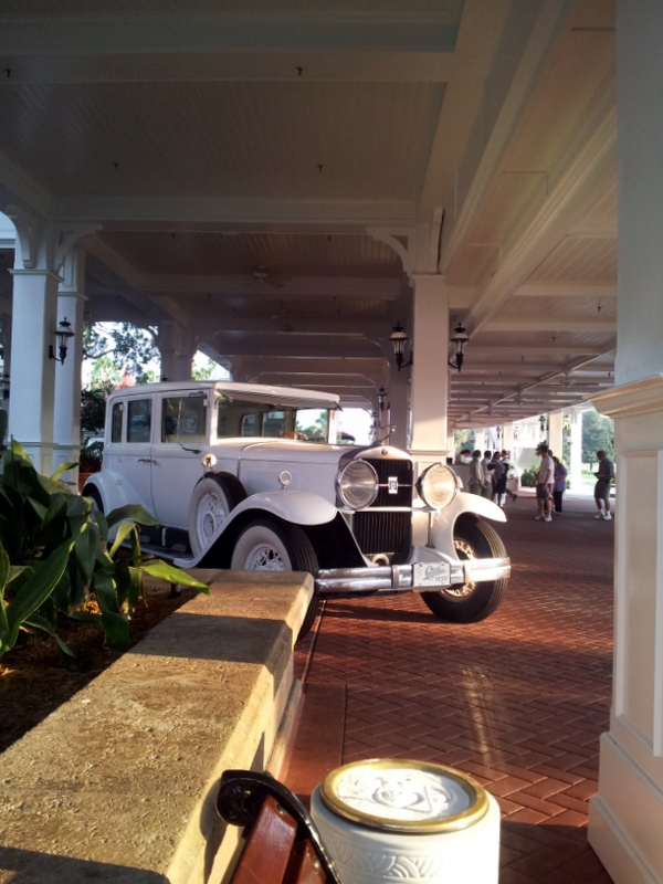 Car in front of the Grand