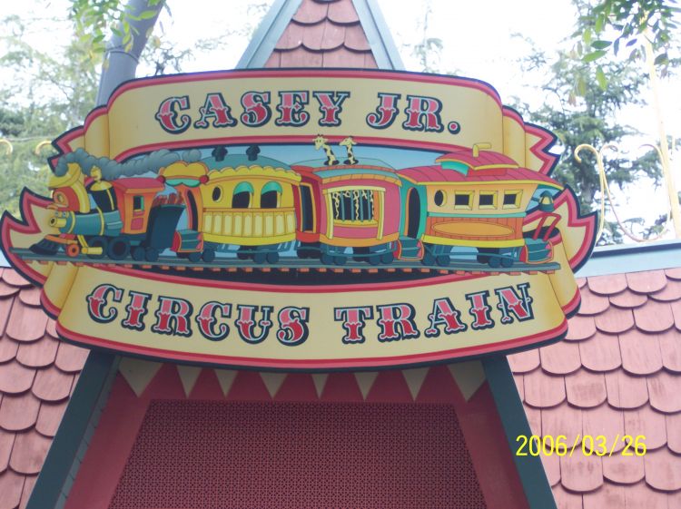 Casey Jr. Circus Train Ride Disneyland