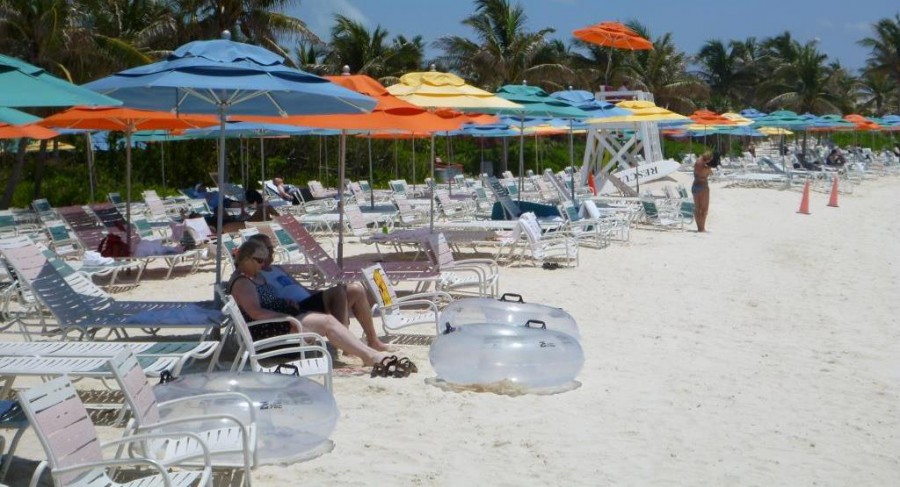 Castaway Cay Umbrellas