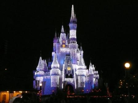 Castle at night