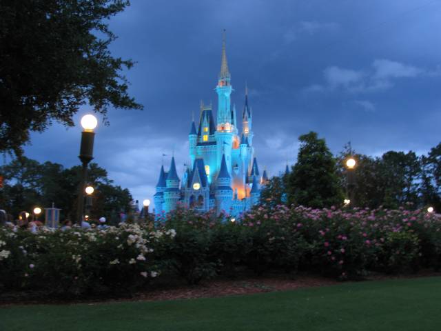 Castle at night