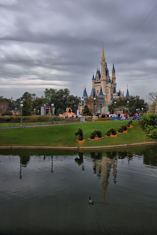 Castle From Tomorrowland Terrace