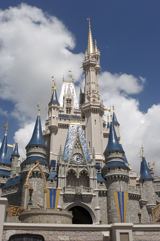 Castle looking skyward