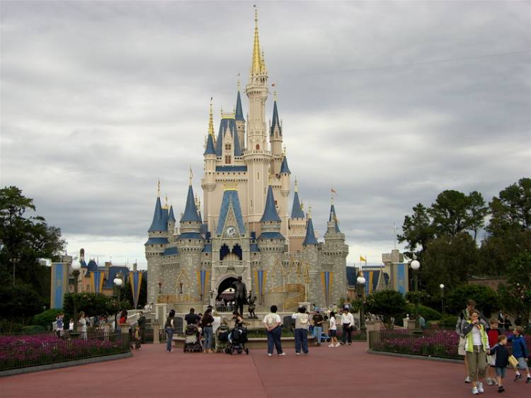 Castle on overcast day