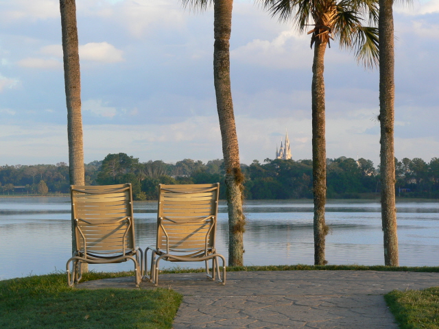 Castle view from the Polynesian