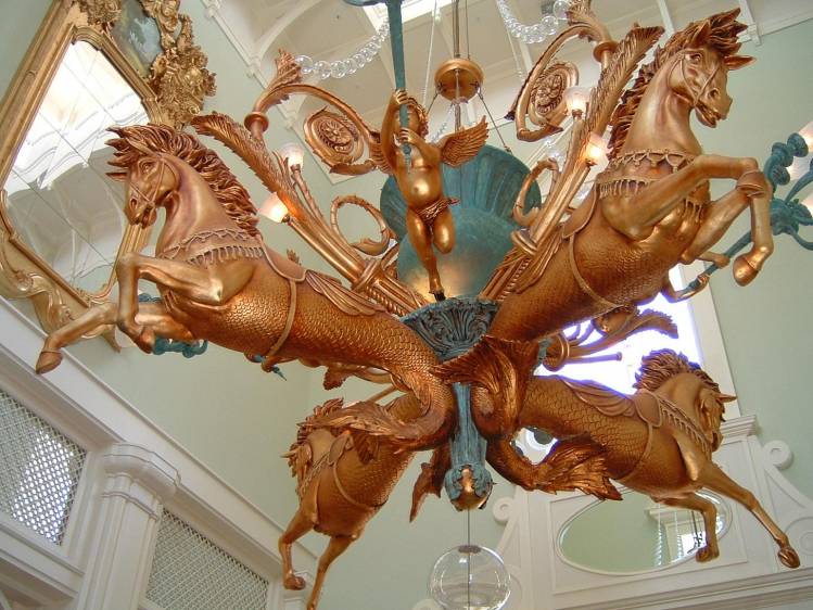 Chandelier at Boardwalk Resort