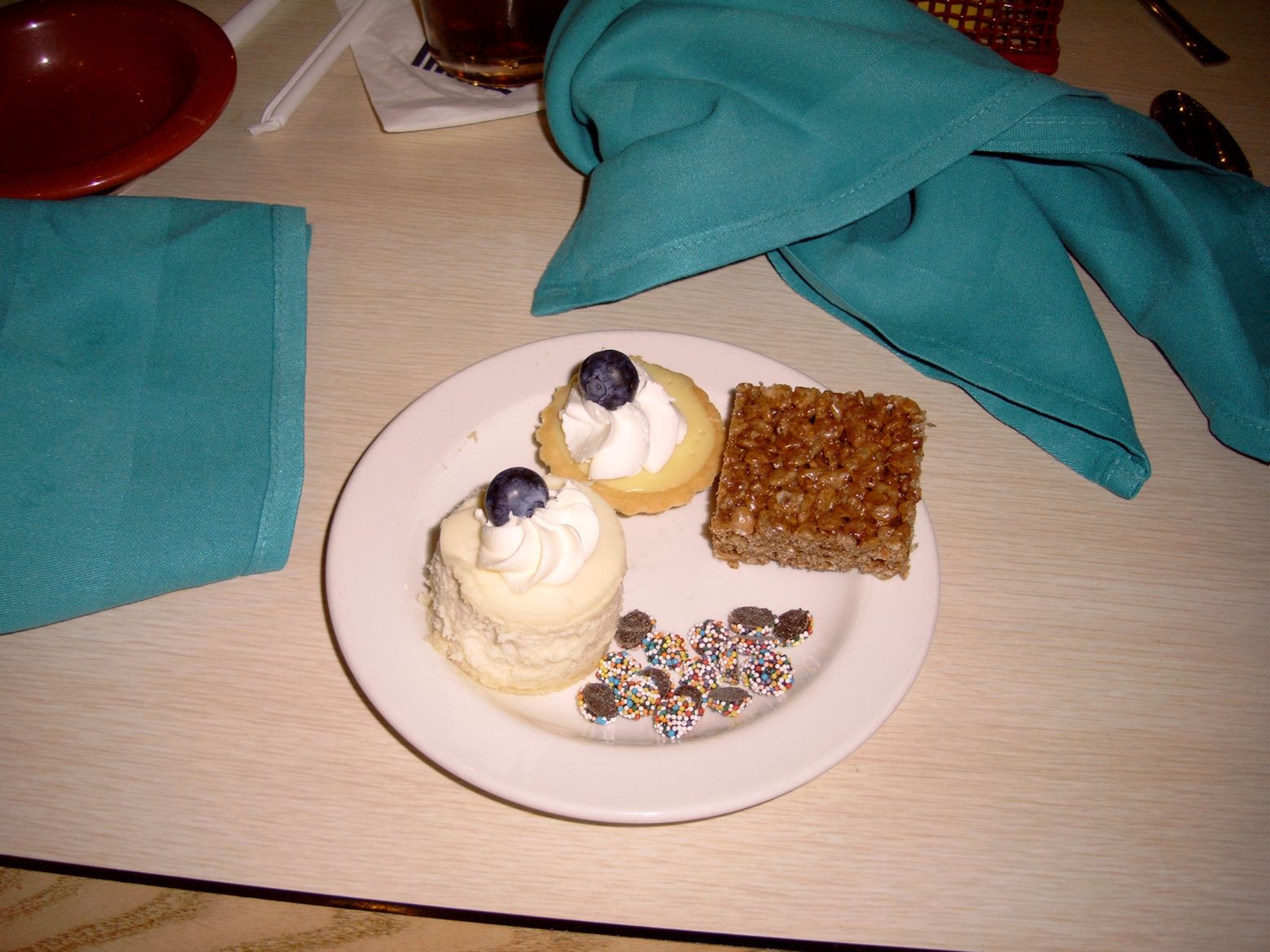 Chef Mickey's dessert