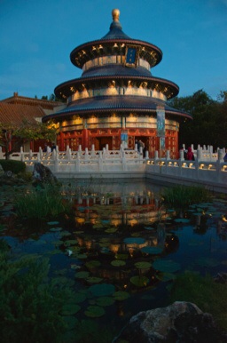 China at night